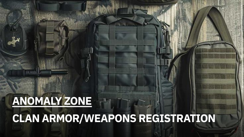 Clan armor/weapon registration resumed